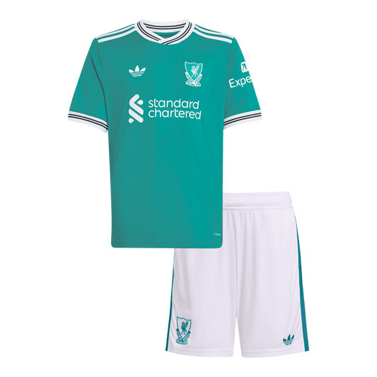 Liverpool dětská třetí sada dresu 2025/26
