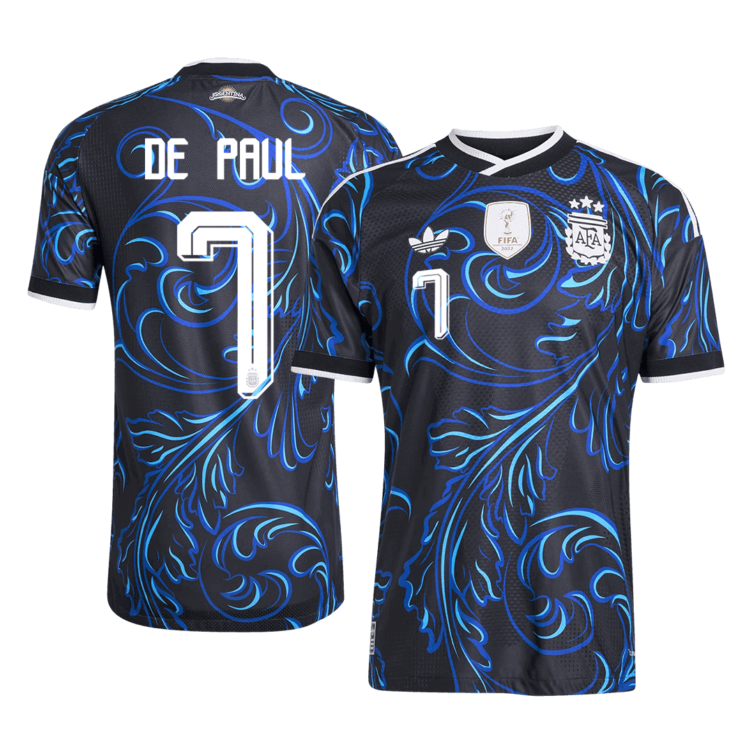 Argentina venkovní dres MS 2026 hráčská verze DE PAUL #7