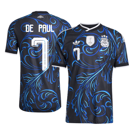 Argentina venkovní dres MS 2026 hráčská verze DE PAUL #7