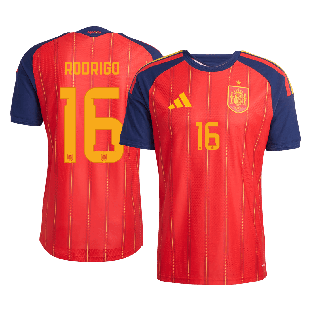 Španělsko domácí dres MS 2026 hráčská verze RODRIGO #16