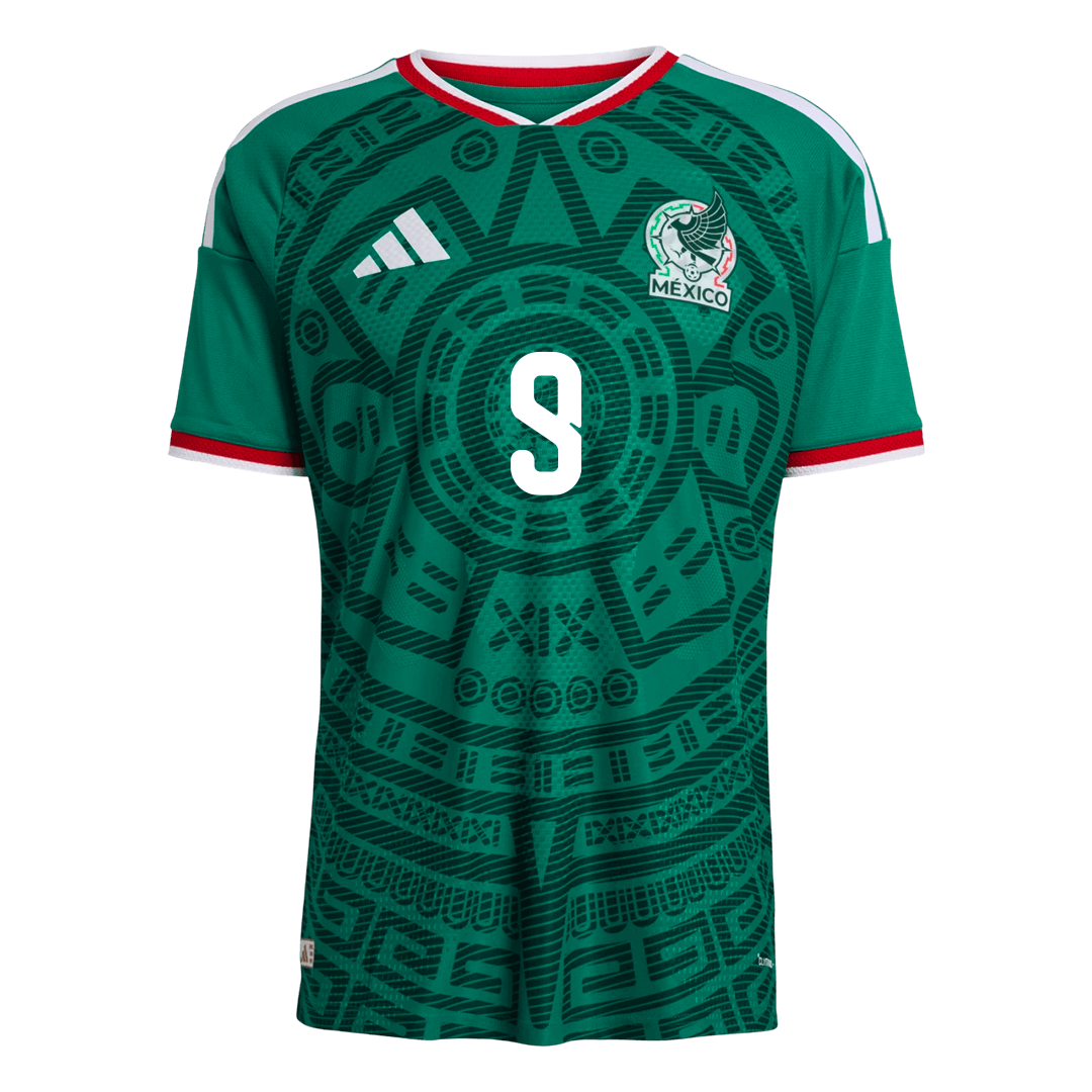 Mexiko Domácí fotbalový dres MS 2026 hráčská verze Raúl #9