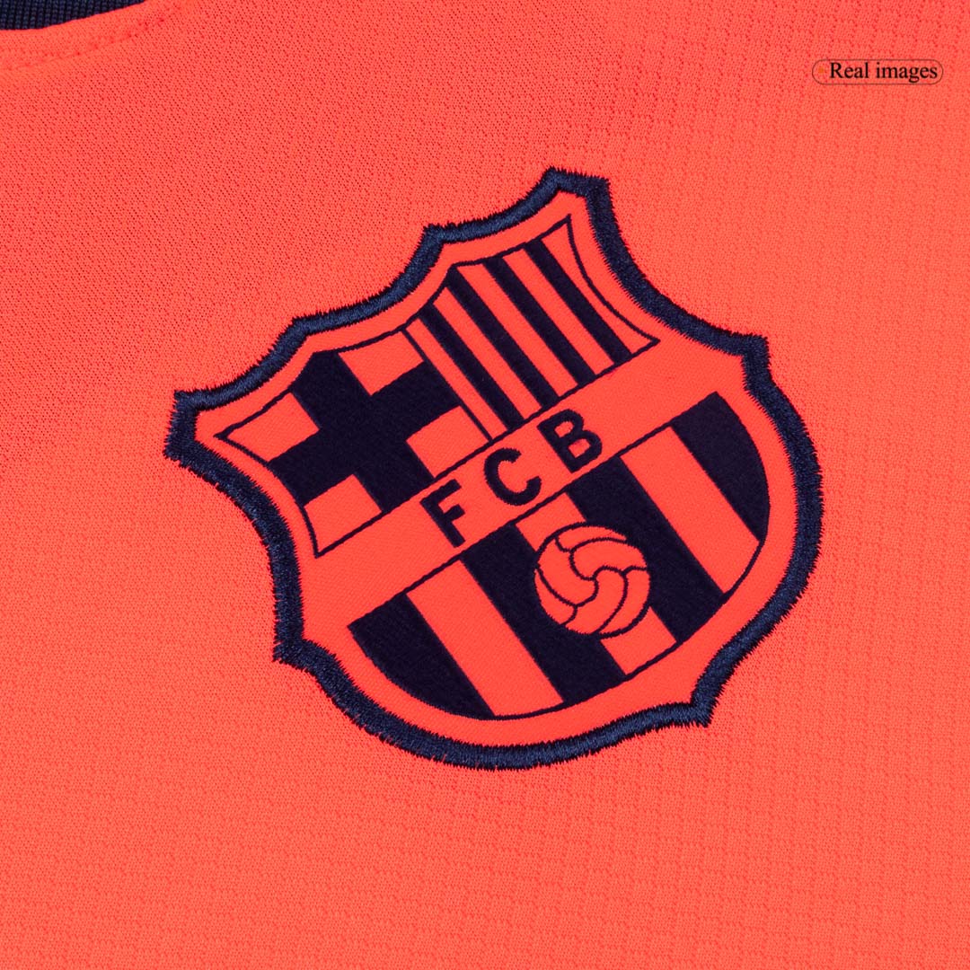 Barcelona třetí fotbalový dres 2025/26 dlouhý rukáv