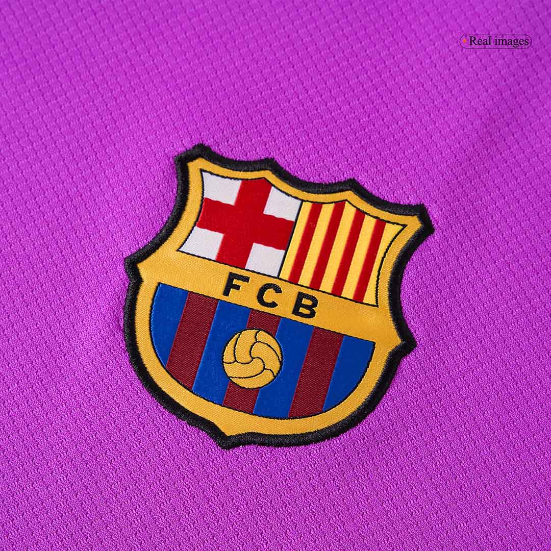 Barcelona předzápasový fotbalový dres 2025/26 - fialová