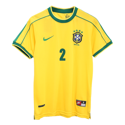 Domácí Retro Dres Brazil 1998 CAFU #2