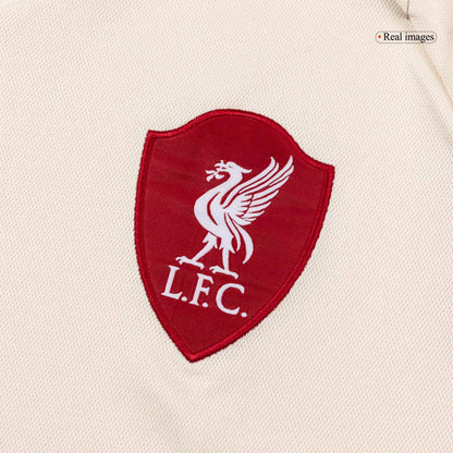 Liverpool venkovní fotbalový dres 2025/26 dlouhý rukáv