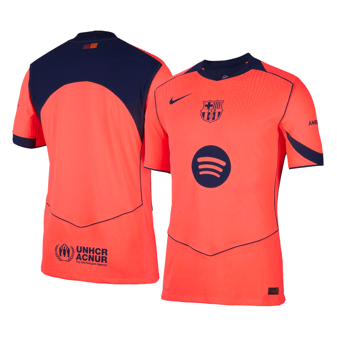 Barcelona třetí fotbalový dres 2025/26 hráčská verze