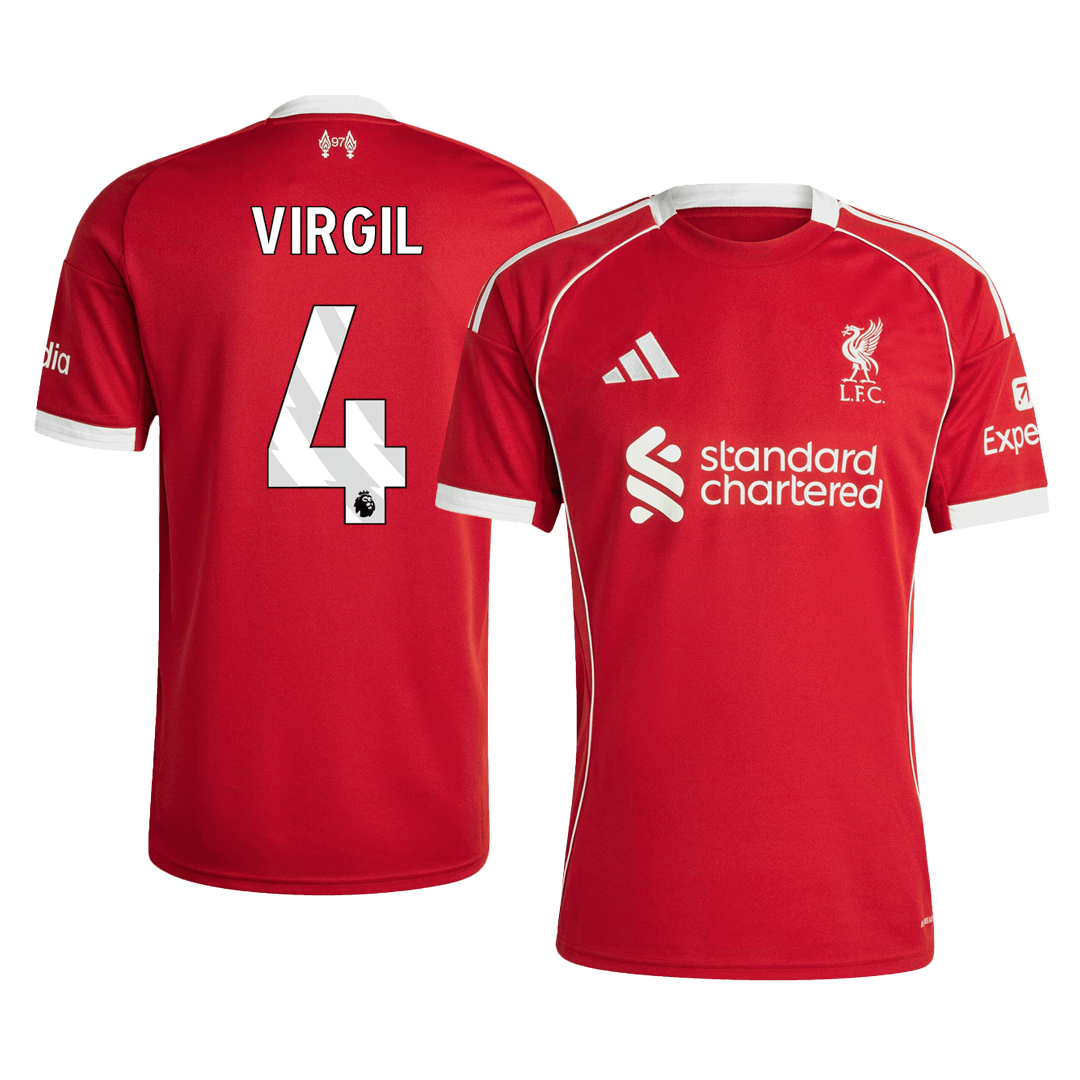 Liverpool domácí fotbalový dres 2025/26 VIRGIL #4