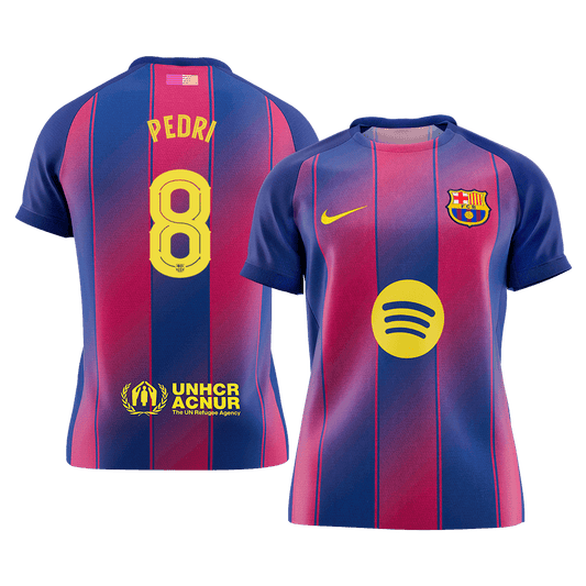Domácí Fotbalový Dres Barcelona 25/26 PEDRI #8 UCL