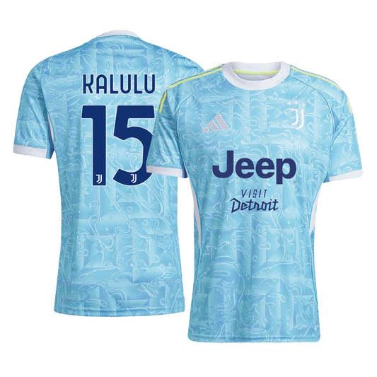 Juventus venkovní fotbalový dres 2025/26 KALULU #15