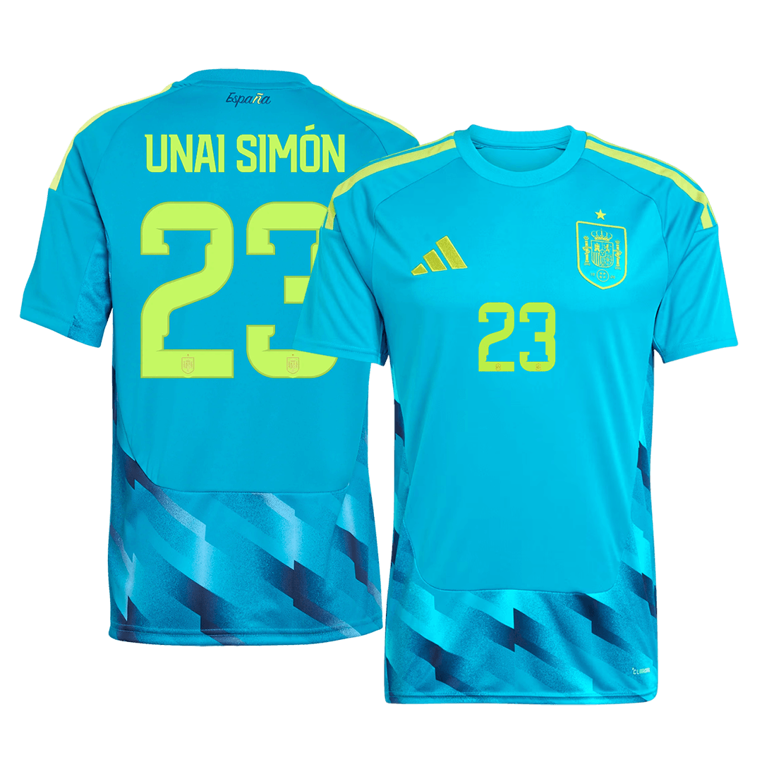 Španělsko brankářský fotbalový dres MS 2026 UNAI SIMÓN #23