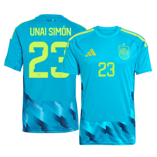 Španělsko brankářský fotbalový dres MS 2026 UNAI SIMÓN #23