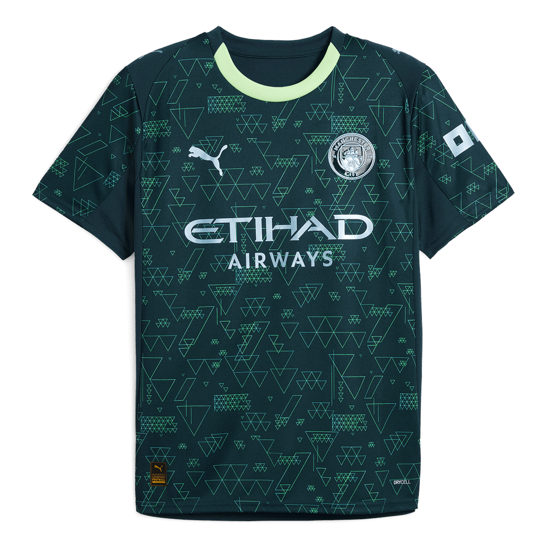 Manchester City čtvrtá fotbalový dres 2025/26