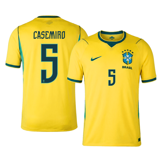 Brazílie domácí fotbalový dres MS 2026 CASEMIRO #5