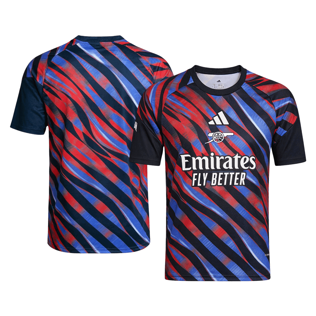Arsenal předzápasový fotbalový dres 2025/26 - Blue&Red