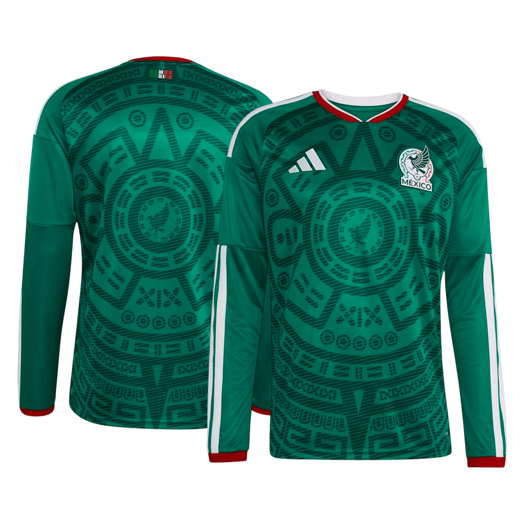 Mexiko Domácí Fotbalový Dres MS 2026 dlouhý rukáv