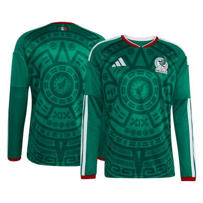 Mexiko Domácí Fotbalový Dres MS 2026 dlouhý rukáv