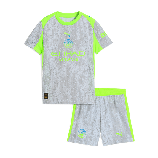 Manchester City dětská třetí sada dresu 2025/26