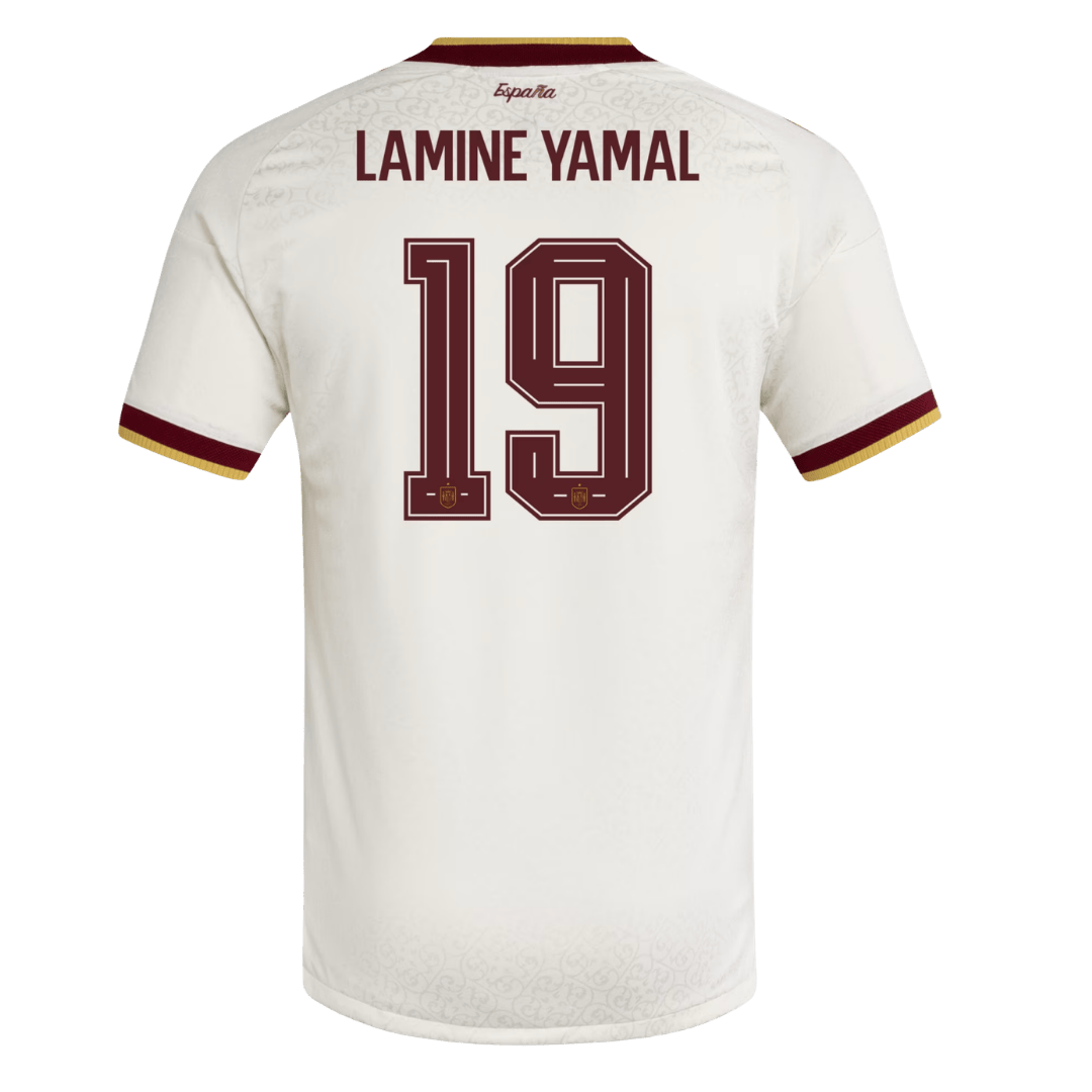 Španělsko venkovní dres MS 2026 hráčská verze LAMINE YAMAL #19