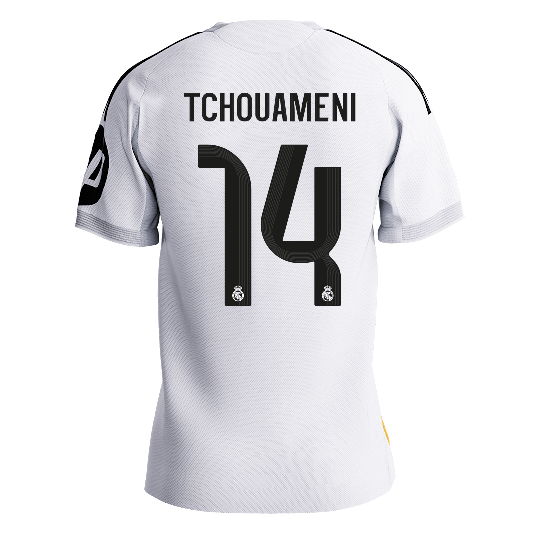 Real Madrid domácí fotbalový dres 2025/26 hráčská verze TCHOUAMENI #14