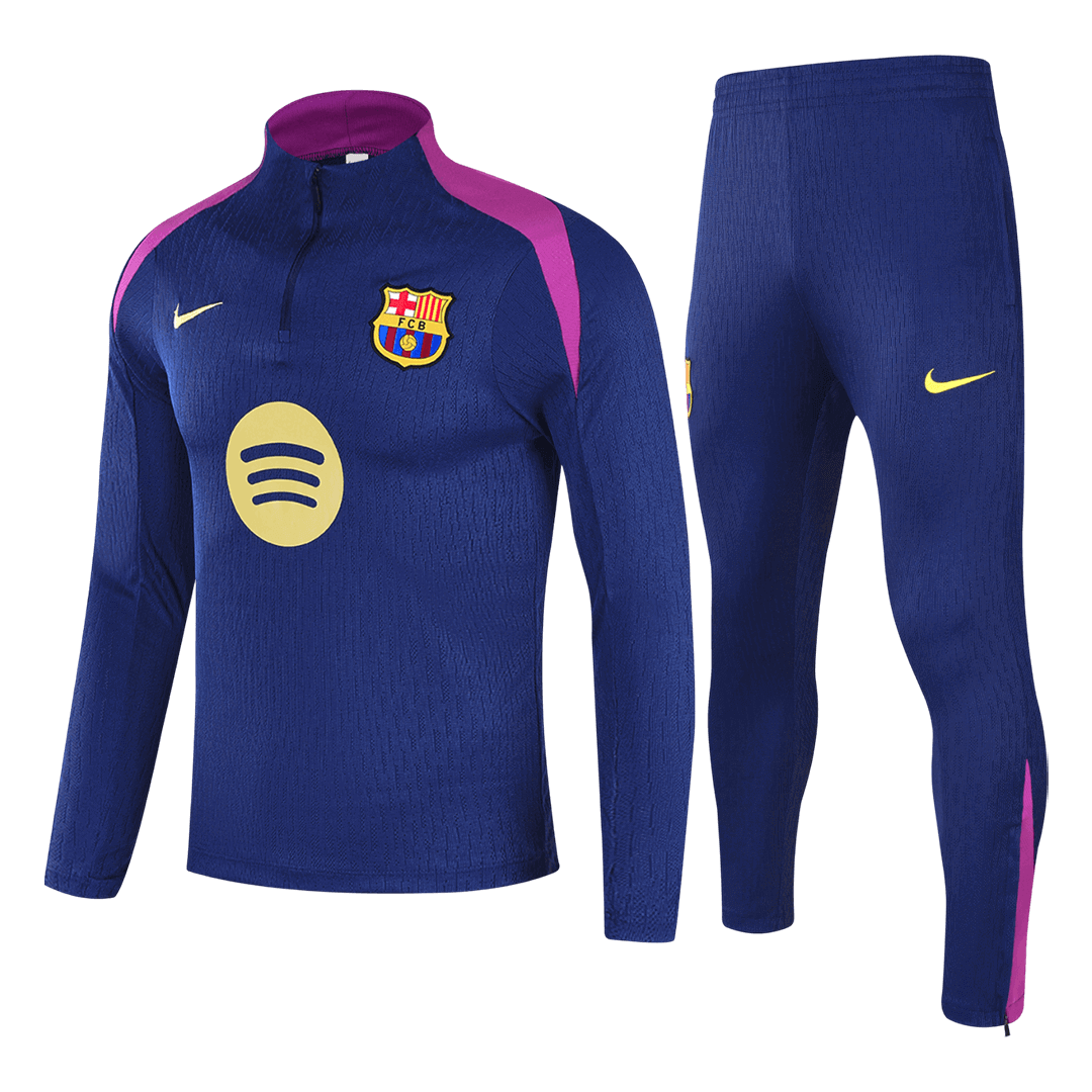 Barcelona dětská sada mikiny 2025/26 námořnická modrá