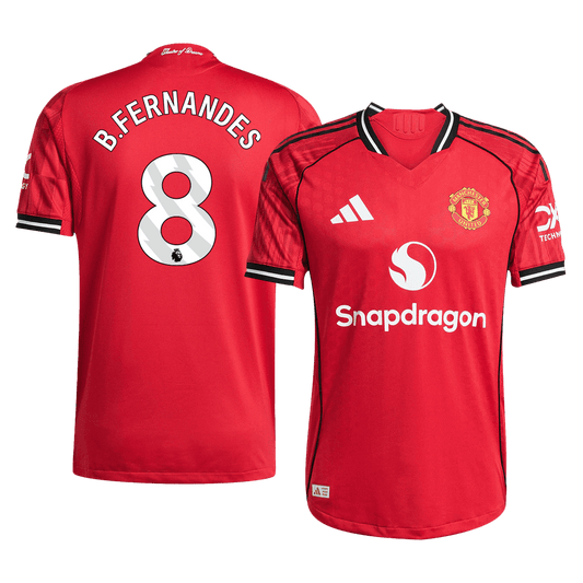 Domácí Fotbalový Dres Manchester United 25/26 Authentic B.FERNANDES #8