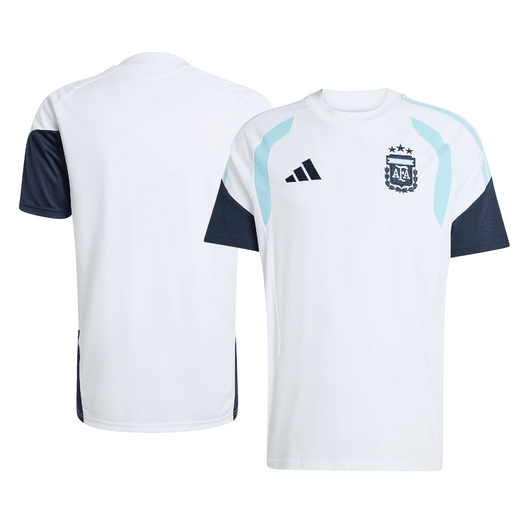 Argentina Předzápasový fotbalový dres MS 2026 - bílá