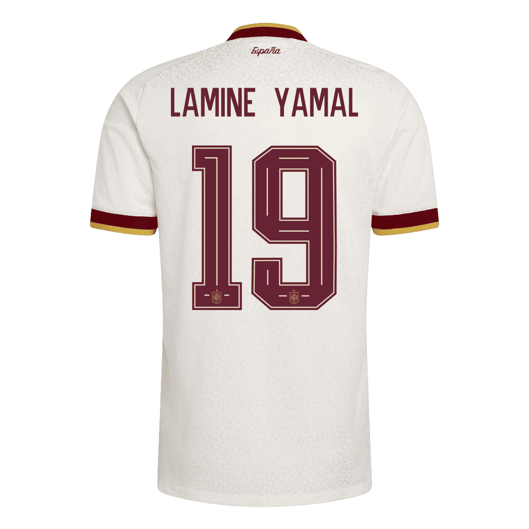 Španělsko venkovní dres MS 2026 hráčská verze LAMINE YAMAL #19
