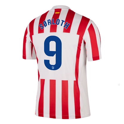 Atletico Madrid domácí fotbalový dres 2025/26 SØRLOTH #9