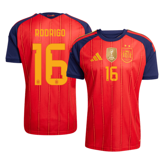 Španělsko domácí fotbalový dres MS 2026 RODRIGO #16