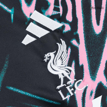 Liverpool předzápasový fotbalový dres 2025/26 - černá