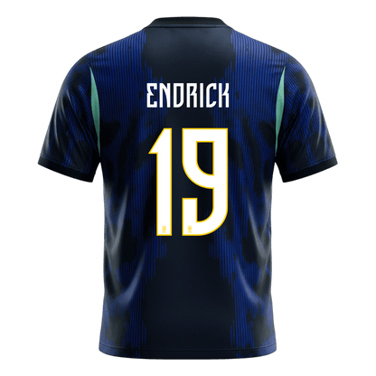 Brazílie venkovní fotbalový dres MS 2026 ENDRICK #19