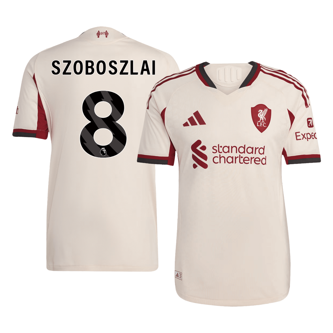 Liverpool venkovní dres 2025/26 hráčská verze SZOBOSZLAI #8