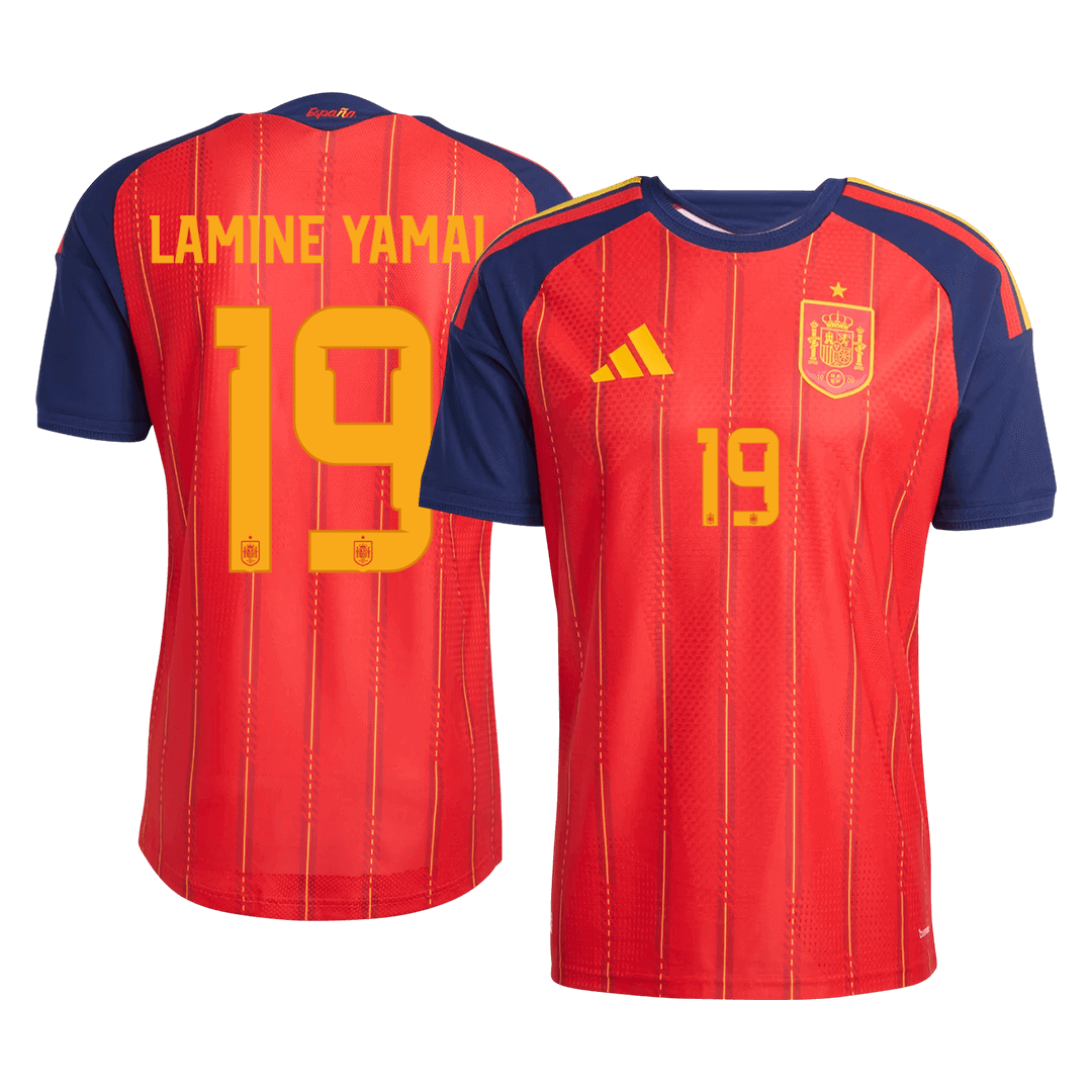 Španělsko domácí dres MS 2026 hráčská verze LAMINE YAMAL #19