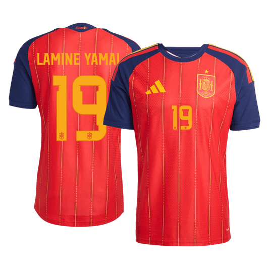 Španělsko domácí dres MS 2026 hráčská verze LAMINE YAMAL #19