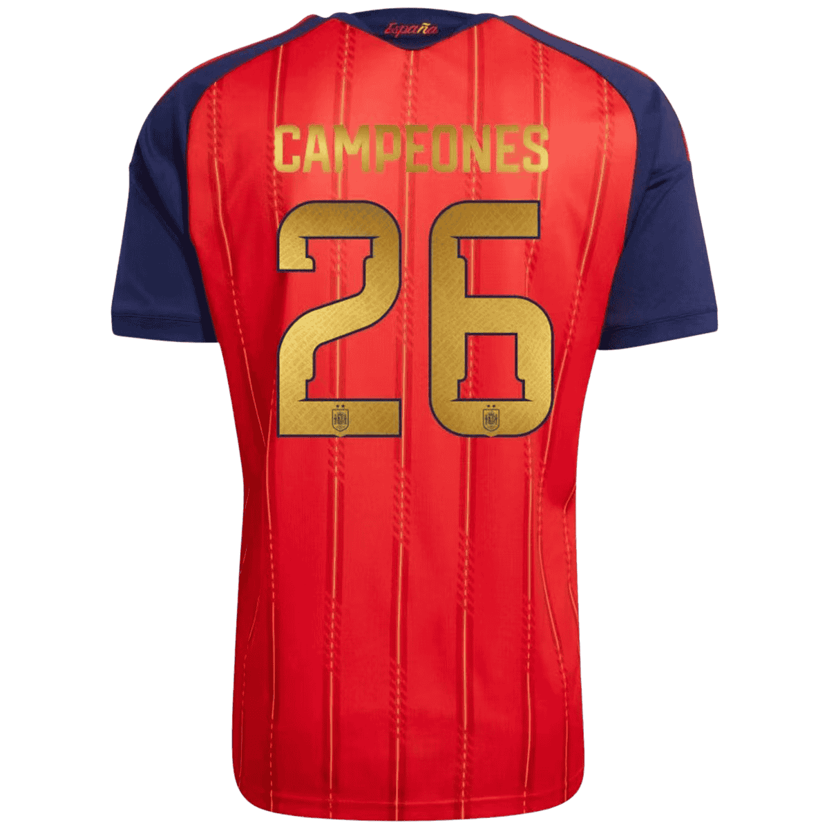 Španělsko domácí fotbalový dres MS 2026 CAMPEONES #26