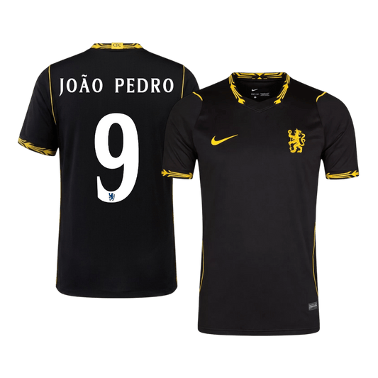 Chelsea venkovní fotbalový dres 2026/27 JOÃO PEDRO #9 UCL