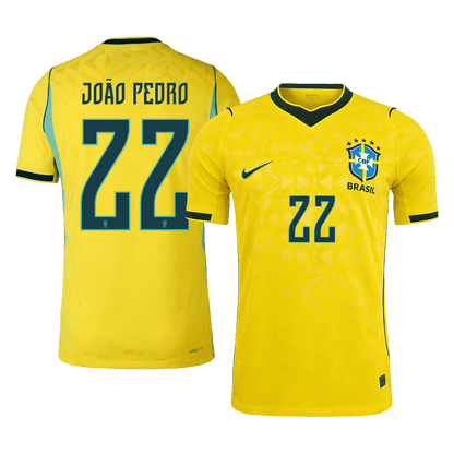 Brazílie domácí dres MS 2026 hráčská verze JOÃO PEDRO #22