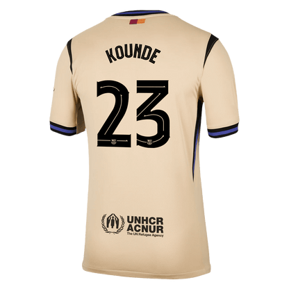 Barcelona venkovní fotbalový dres 2025/26 KOUNDE #23 UCL