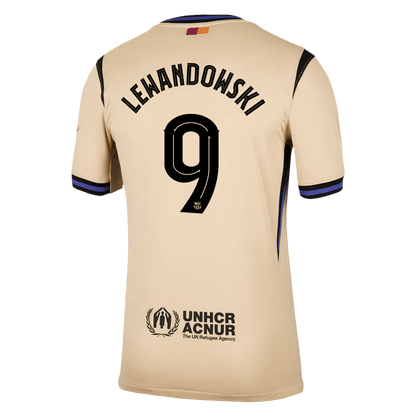 Venkovní Fotbalový Dres Barcelona 25/26 LEWANDOWSKI #9 UCL