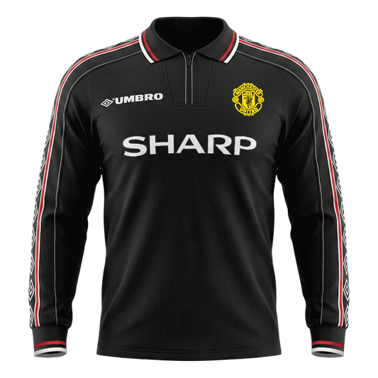 Manchester United venkovní retro dres 1998 dlouhý rukáv