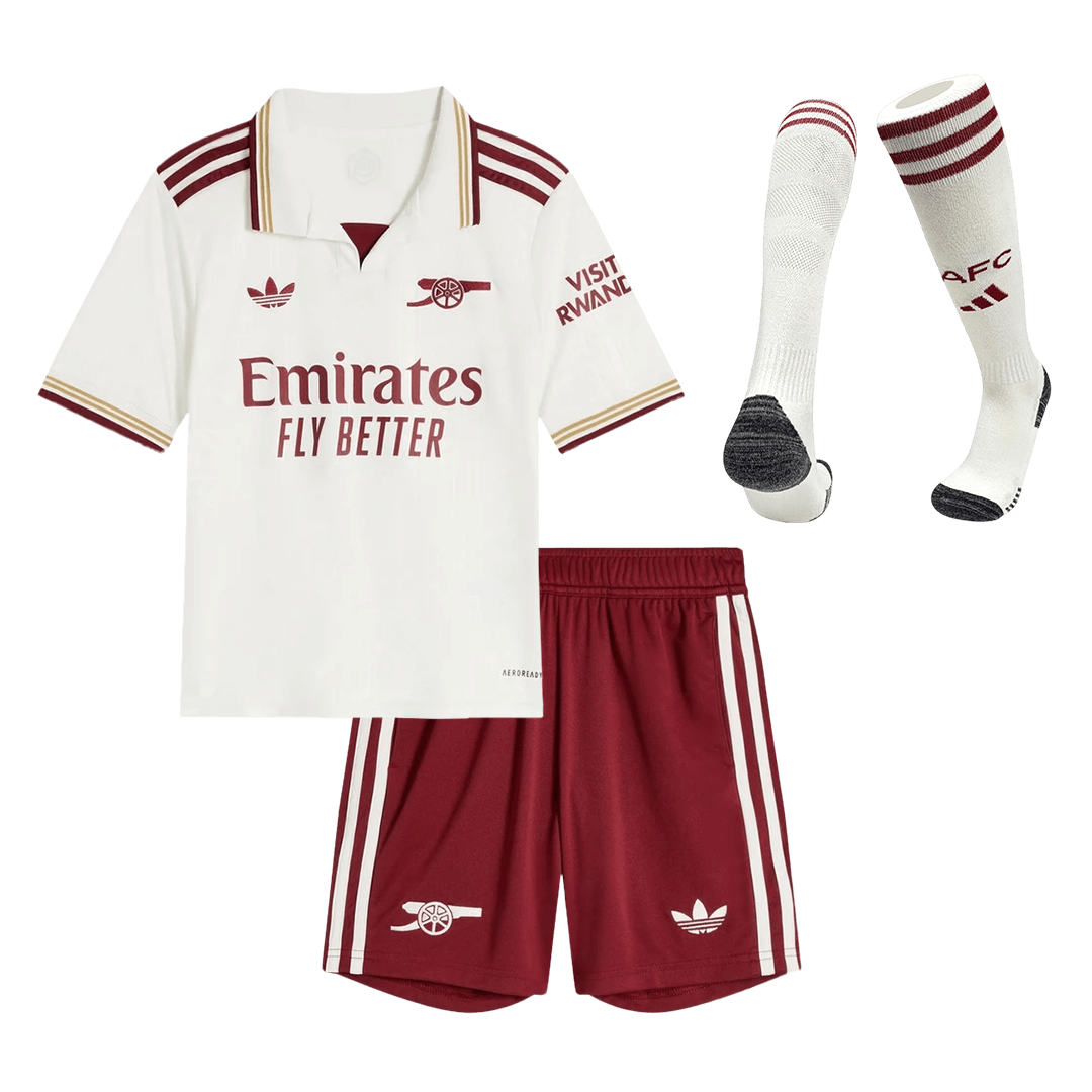 Arsenal dětská třetí kompletní sada 2025/26