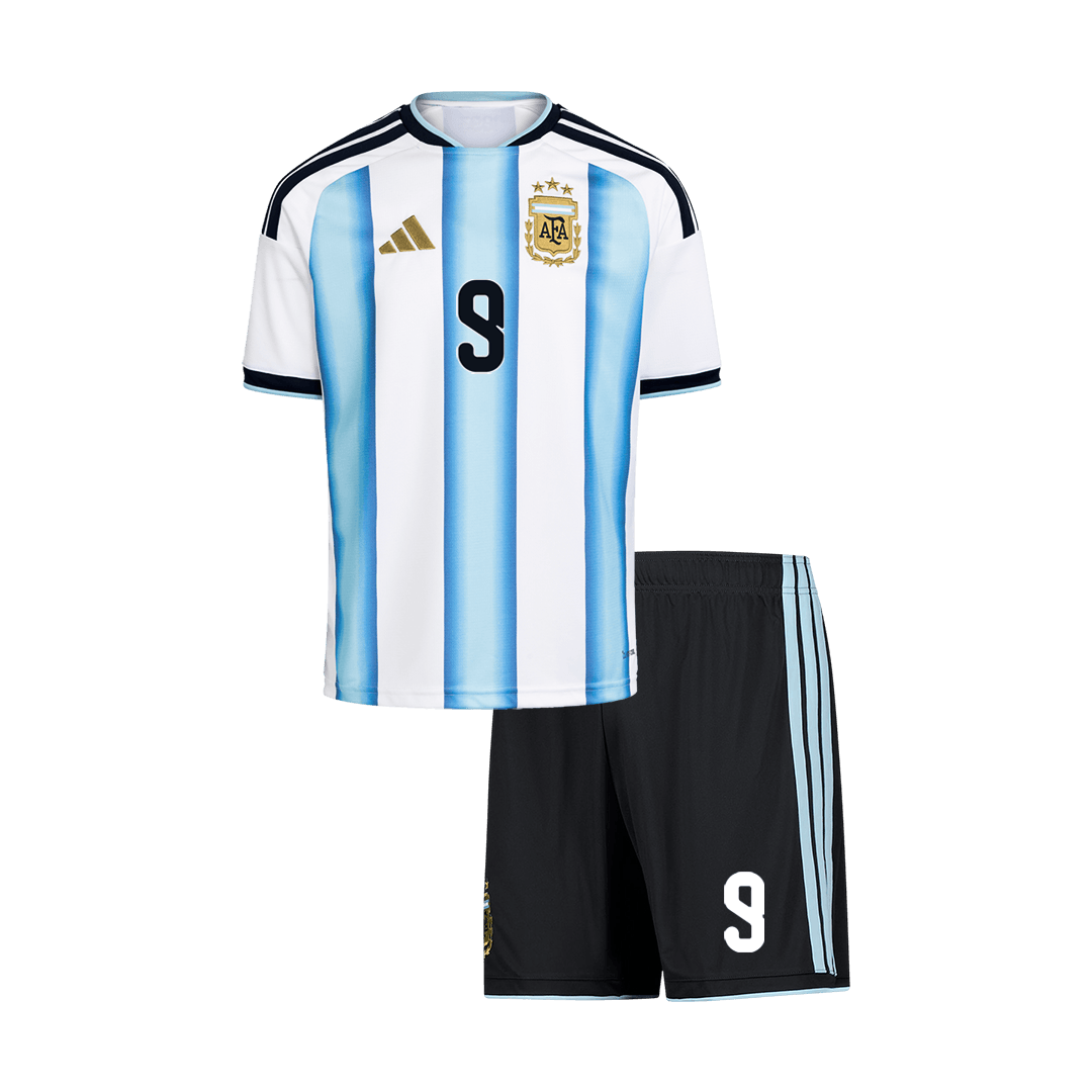 Argentina dětská domácí sada dresu MS 2026 J.ÁLVAREZ #9