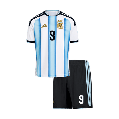 Argentina dětská domácí sada dresu MS 2026 J.ÁLVAREZ #9
