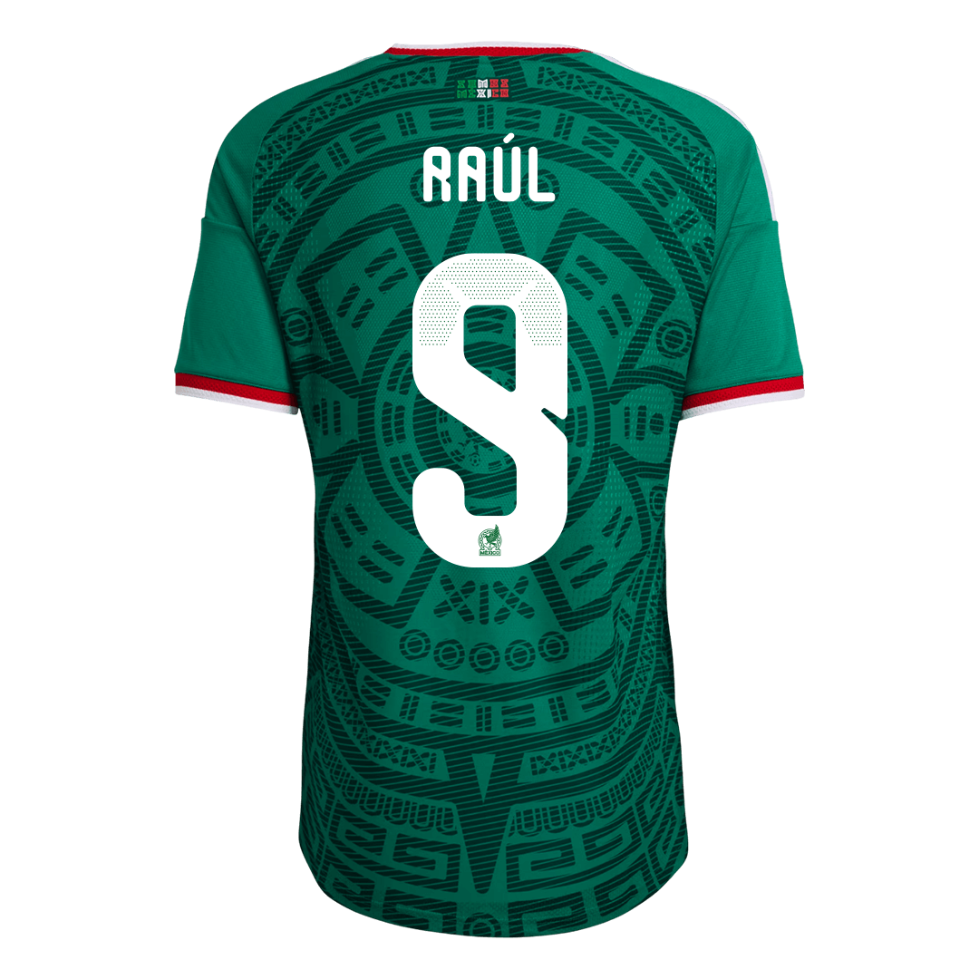 Mexiko Domácí fotbalový dres MS 2026 hráčská verze Raúl #9