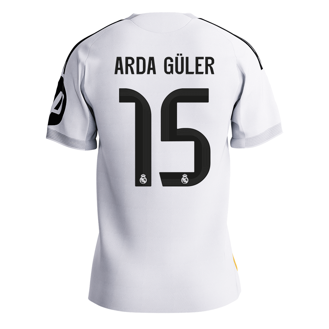 Real Madrid domácí fotbalový dres 2025/26 hráčská verze ARDA GÜLER #15