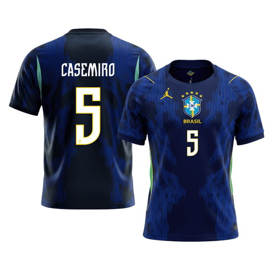 Brazílie venkovní fotbalový dres MS 2026 CASEMIRO #5