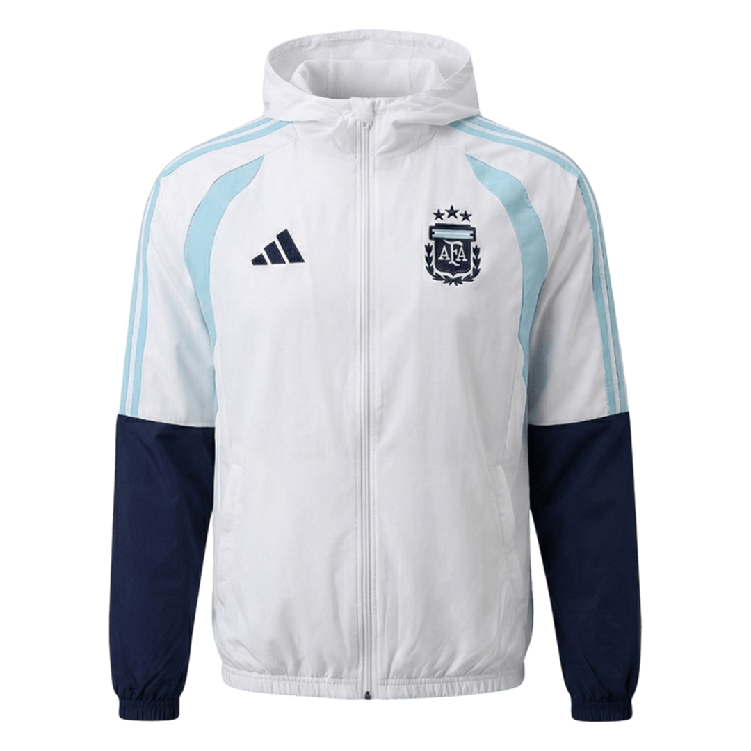Argentina větrovková souprava 2026 bílá (mikina s kapucí)