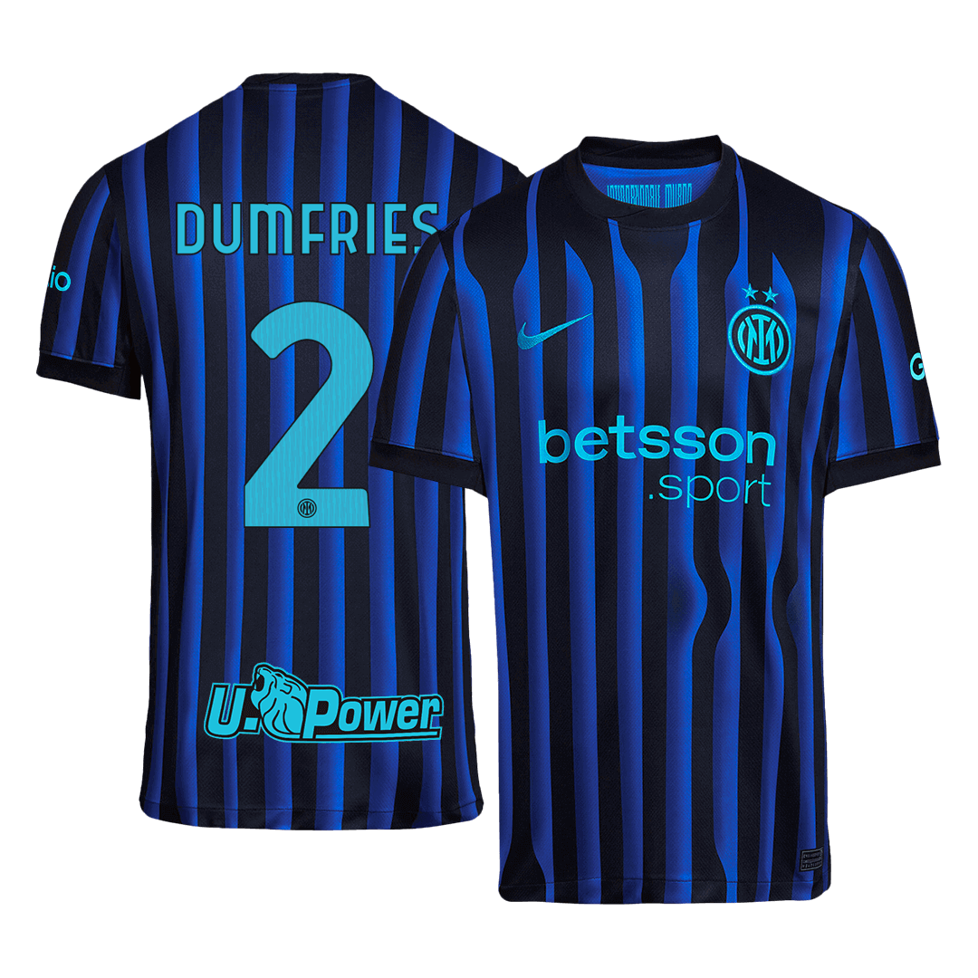 Inter Milán domácí fotbalový dres 2025/26 DUMFRIES #2