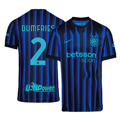 Inter Milán domácí fotbalový dres 2025/26 DUMFRIES #2