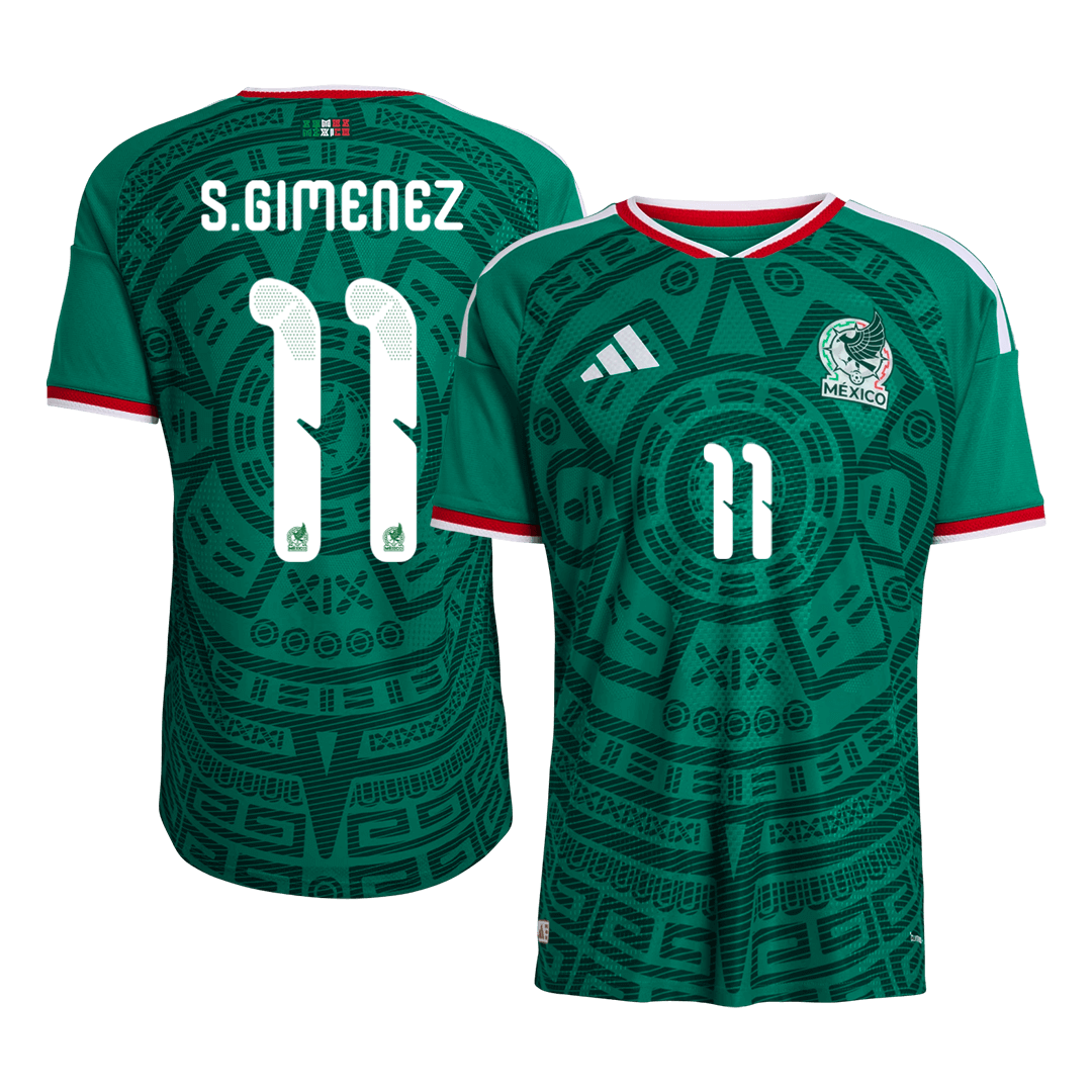 Mexiko Domácí fotbalový dres MS 2026 hráčská verze S.GIMENEZ #11